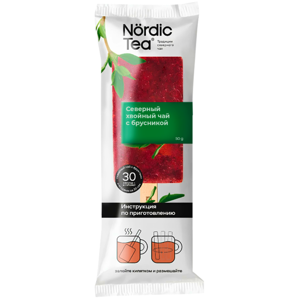 “NORDIC TEA” drink concentrate coniferous tea with lingonberries